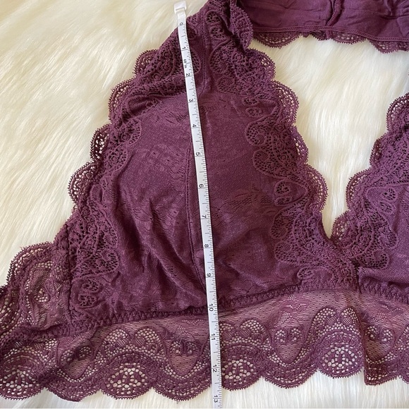 Zenana Outfitters Purple Lace Halter Top Bralette 2XL EUC - Picture 11 of 12